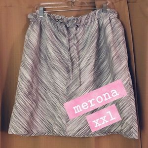 EUC Like New Merona XXL Linen Blend A-Line